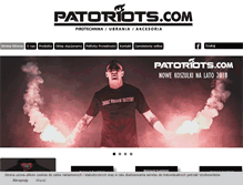 Tablet Screenshot of patoriots.com